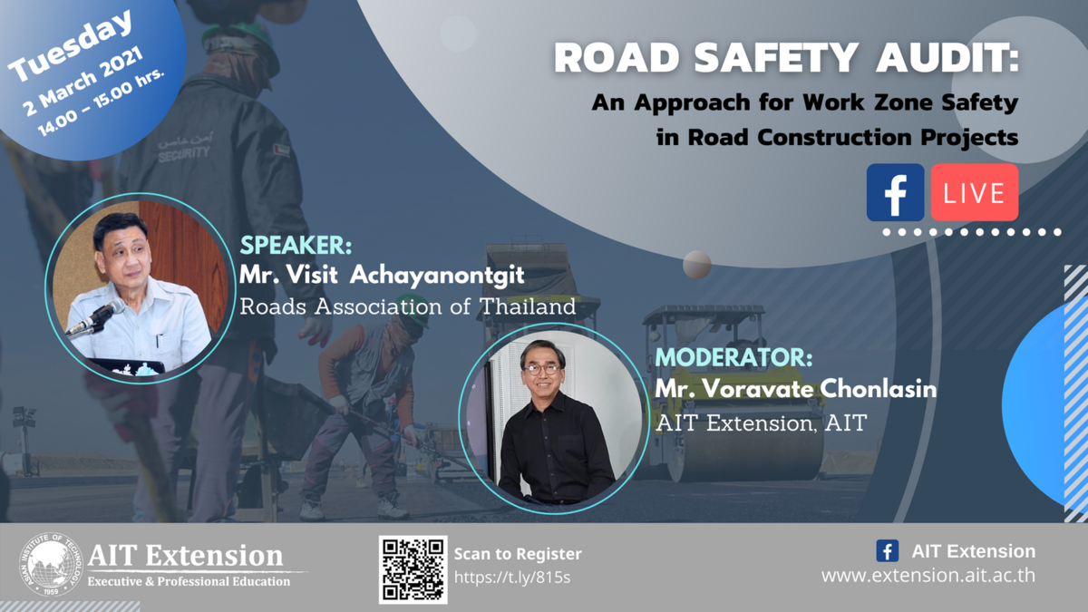 Facebook Live event on Road Safety Audit An Approach for work Zone